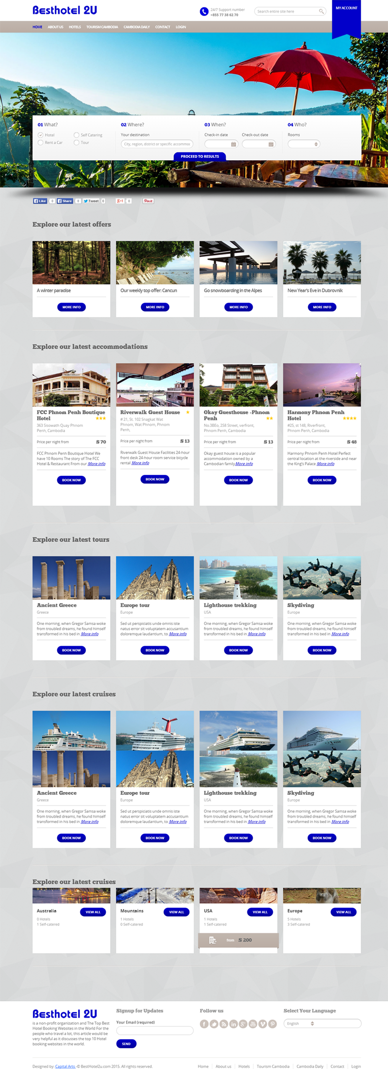 Best Hotels 2 U   Cambodia Online Hotel Booking Website !