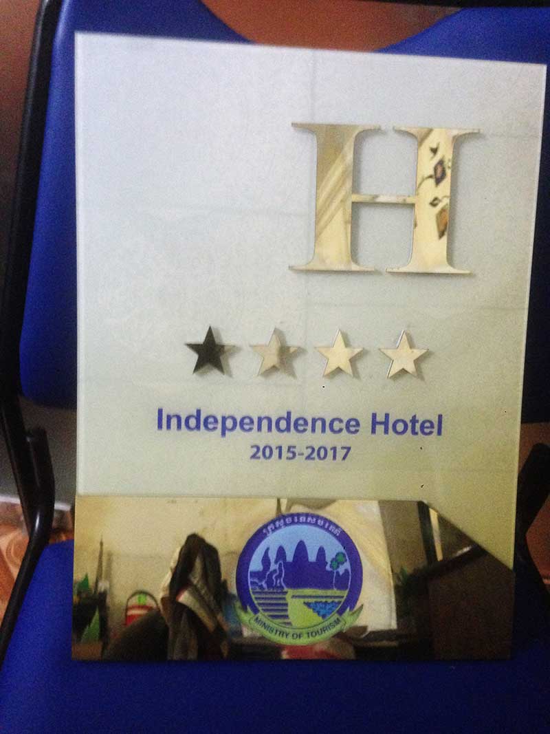 Hotel Rating by Ministry of Tourism Cambodia