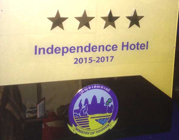 Hotel Rating by Ministry of Tourism Cambodia